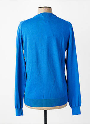 Pull stretch manches longues bleu HACKETT homme