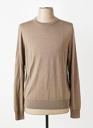 Pull stretch manches longues marron HACKETT homme