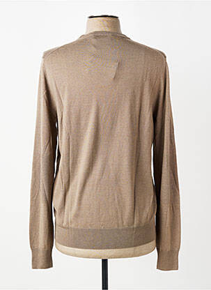 Pull stretch manches longues marron HACKETT homme