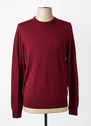 Pull stretch manches longues rouge HACKETT homme