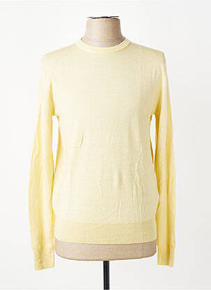 Pull stretch manches longues jaune HACKETT homme