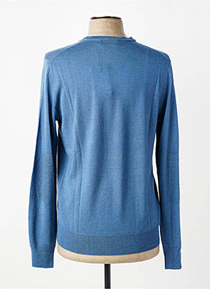 Pull stretch manches longues bleu HACKETT homme