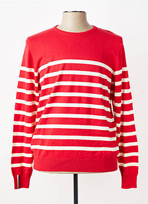 Pull stretch manches longues rouge FACONNABLE homme