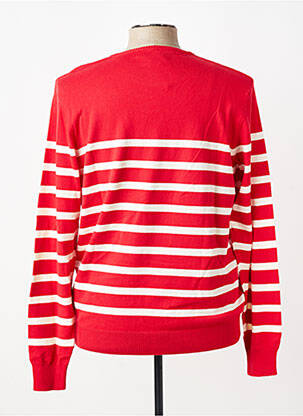 Pull stretch manches longues rouge FACONNABLE homme