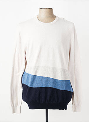 Pull stretch manches longues beige HACKETT homme
