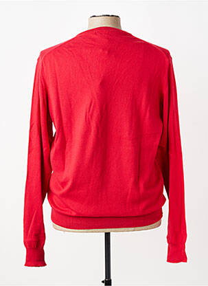 Pull col v manches longues rouge FACONNABLE homme