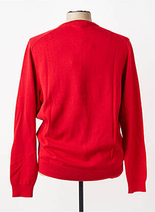 Pull col v manches longues rouge FACONNABLE homme
