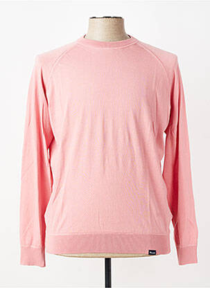 Pull stretch manches longues rose FACONNABLE homme