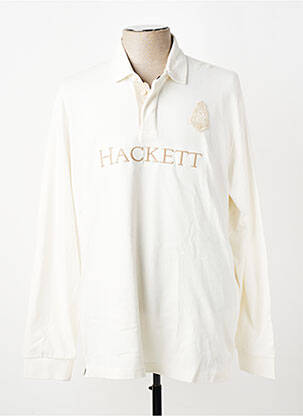 Polo manches longues manches longues beige HACKETT homme