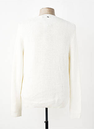 Pull stretch manches longues beige IKKS homme