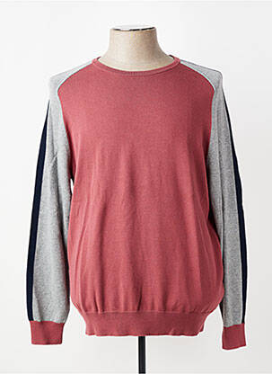 Pull stretch manches longues rose HACKETT homme