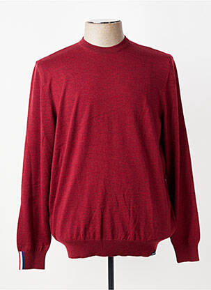 Pull stretch manches longues rouge FACONNABLE homme