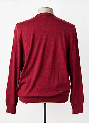 Pull stretch manches longues rouge FACONNABLE homme