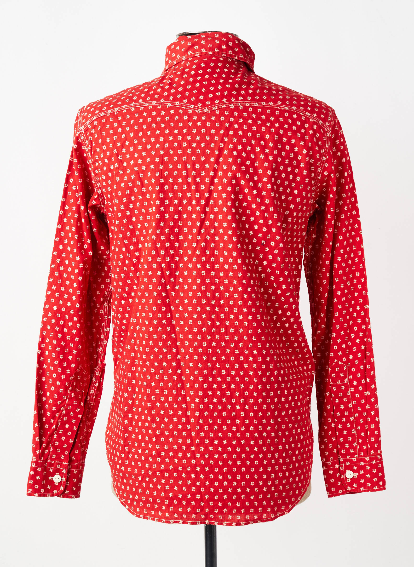Chemise manches longues poches rouge RALPH LAUREN homme