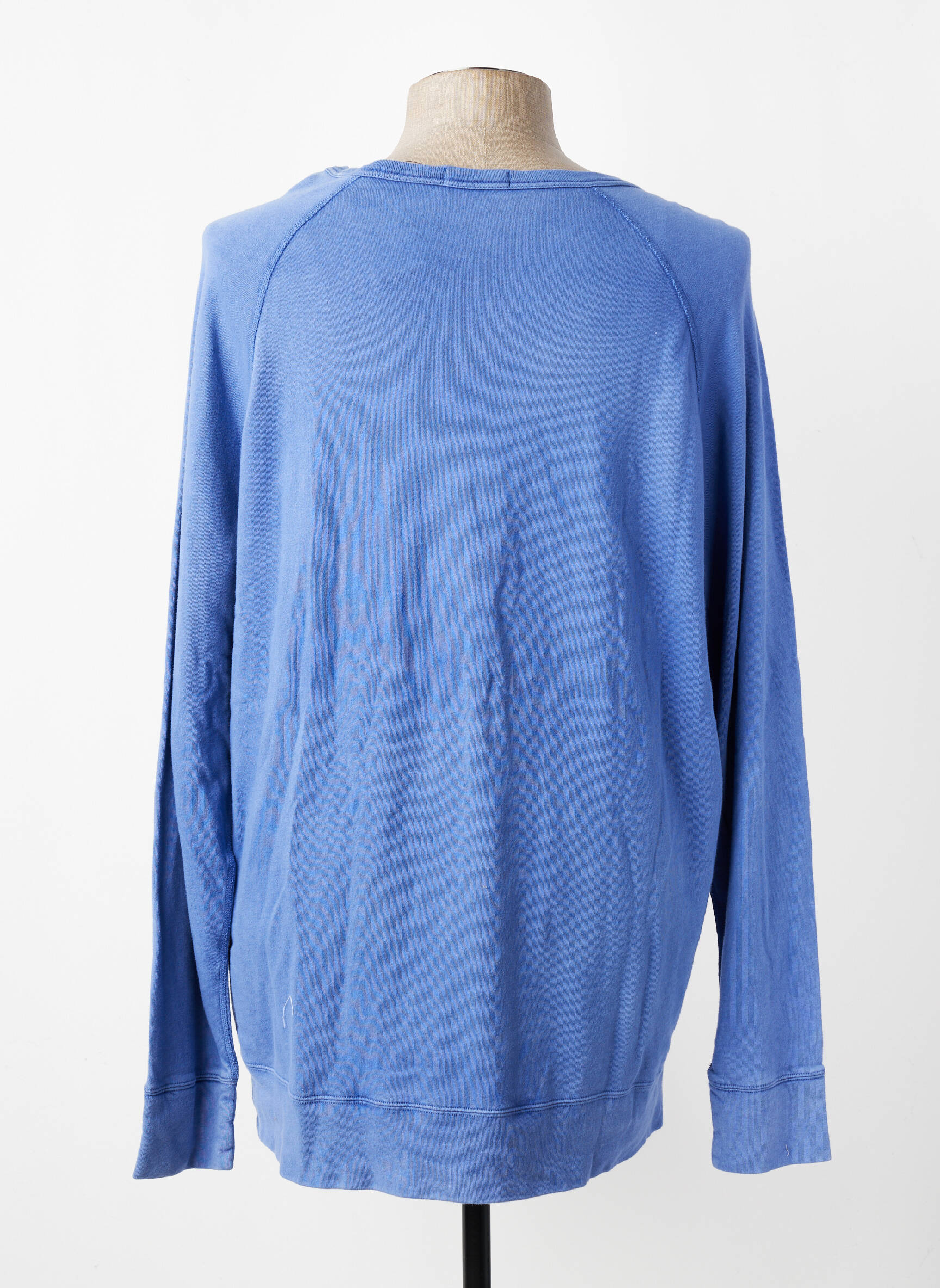Sweat-shirt stretch manches longues bleu RALPH LAUREN homme