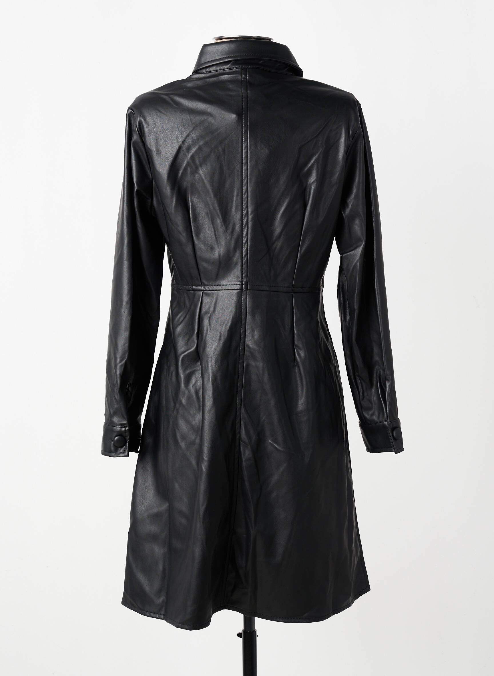 Robe courte manches longues manches longues noir LES TROPEZIENNES PAR M.BELARBI femme