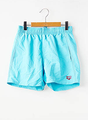 Short de bain effet matière satinée bleu ARENA garçon