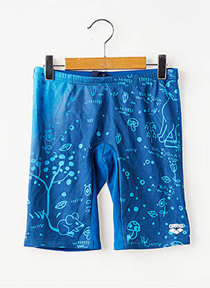 Short de bain effet matière satinée bleu ARENA garçon