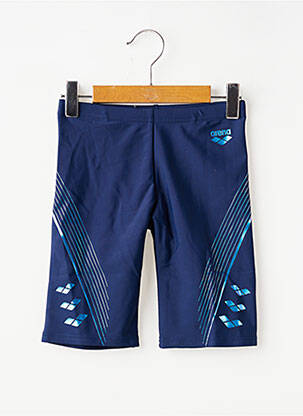 Short de bain effet matière satinée bleu ARENA garçon