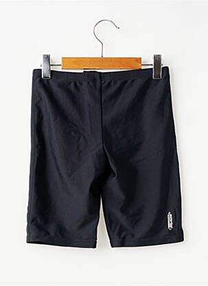 Short de bain effet matière satinée noir ARENA garçon