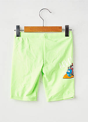 Short de bain effet matière satinée vert ARENA garçon