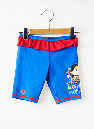Bas de maillot de bain sérigraphie bleu ARENA fille