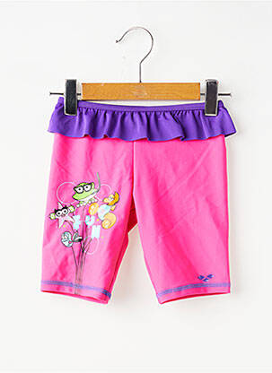 Bas de maillot de bain sérigraphie rose ARENA fille