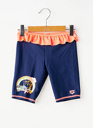 Bas de maillot de bain sérigraphie bleu ARENA fille
