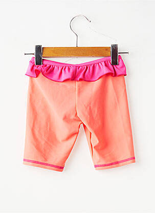 Bas de maillot de bain sérigraphie orange ARENA fille