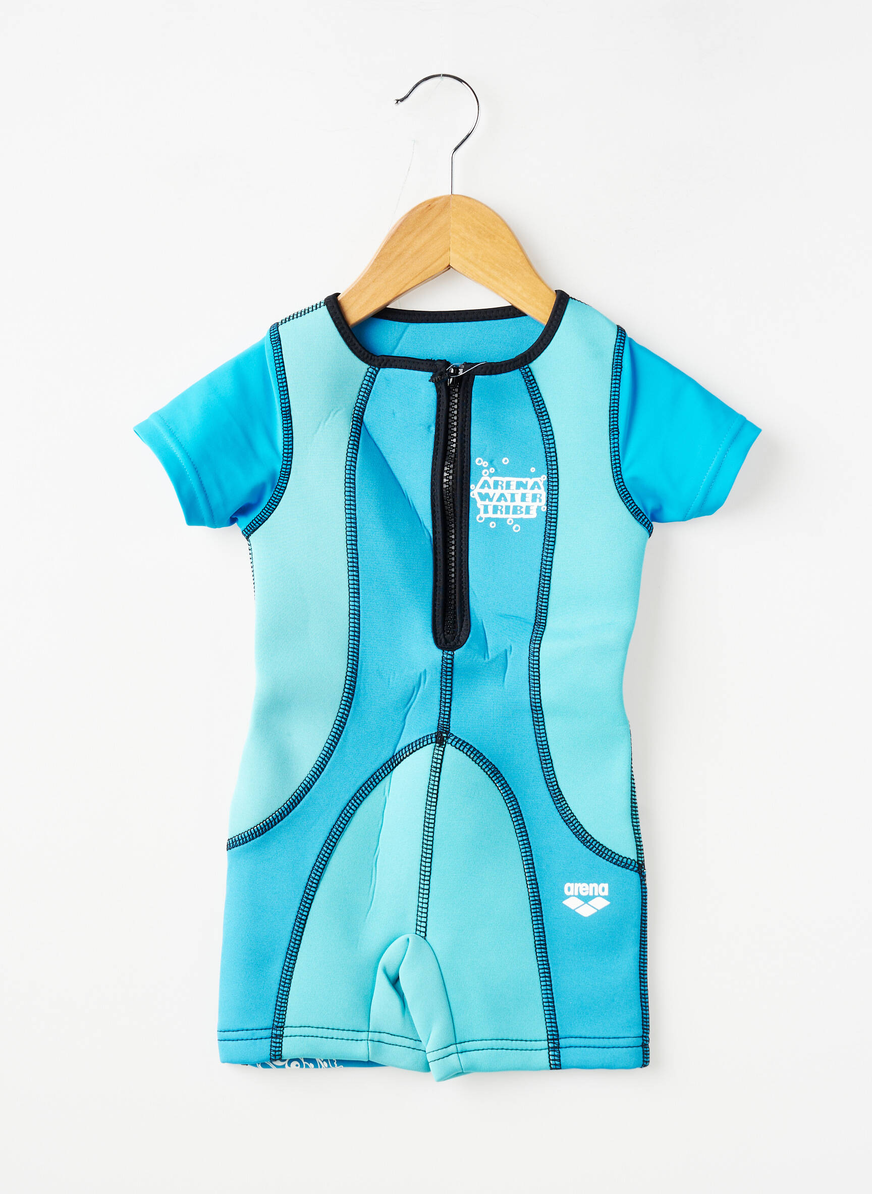 Maillot de bain 1 pièce stretch bleu ARENA enfant