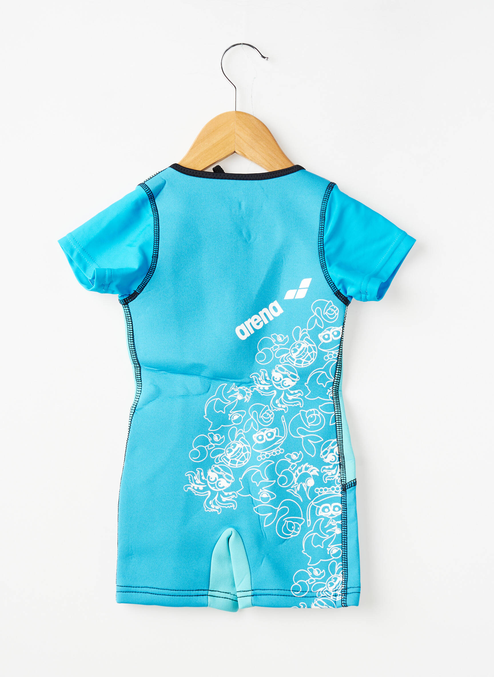 Maillot de bain 1 pièce stretch bleu ARENA enfant