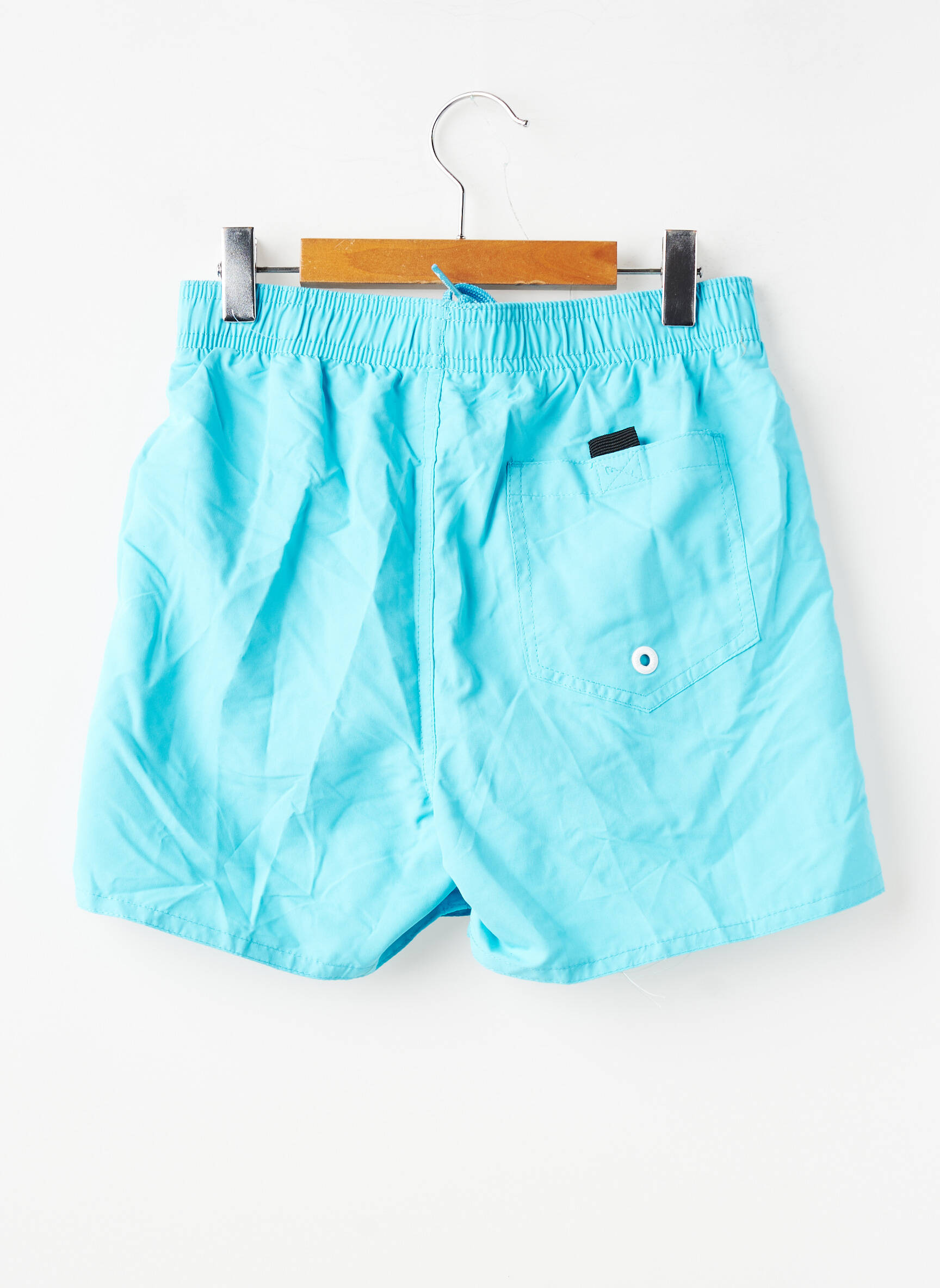 Short de bain effet matière satinée bleu ARENA garçon