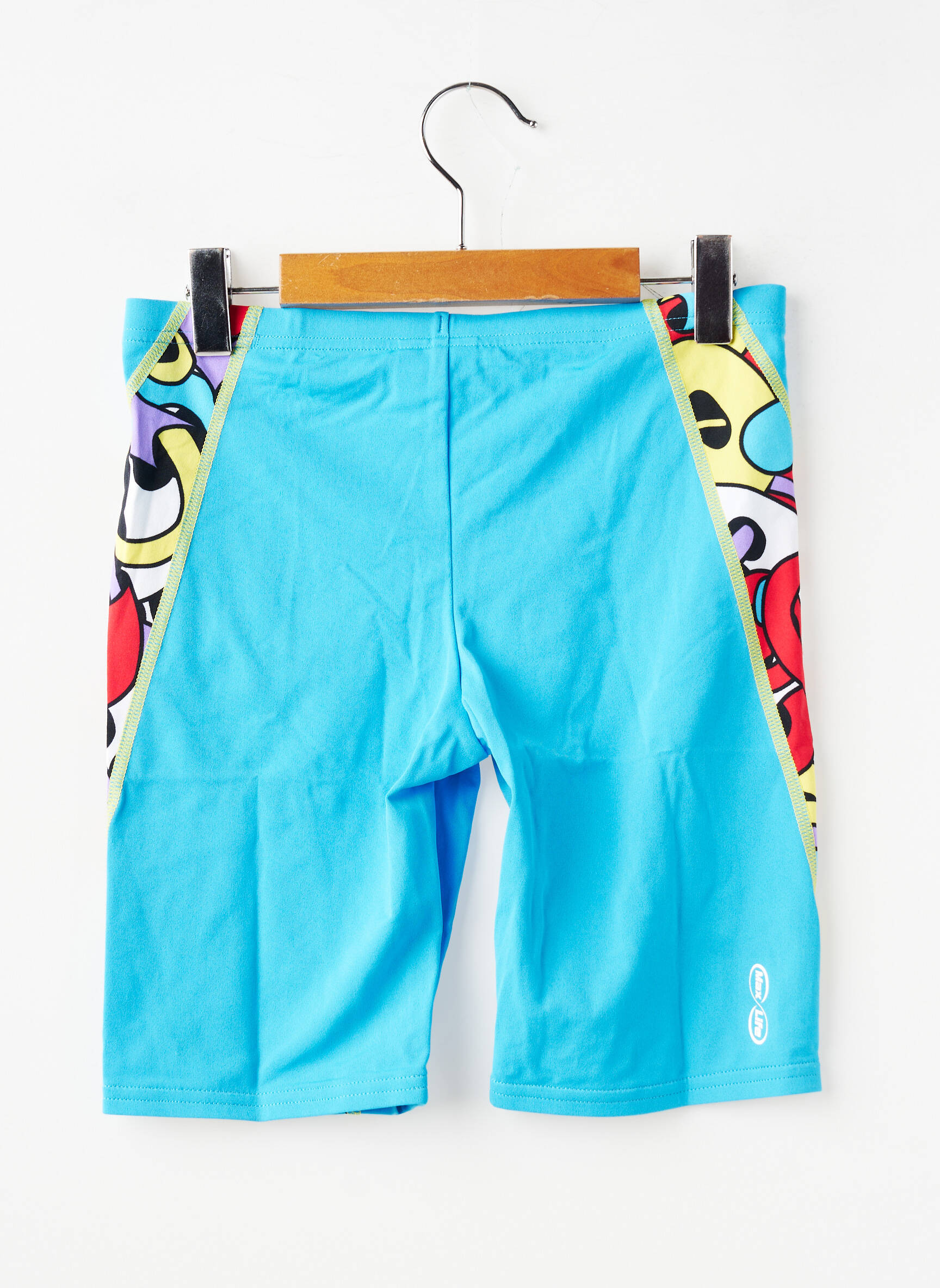Short de bain effet matière satinée bleu ARENA garçon