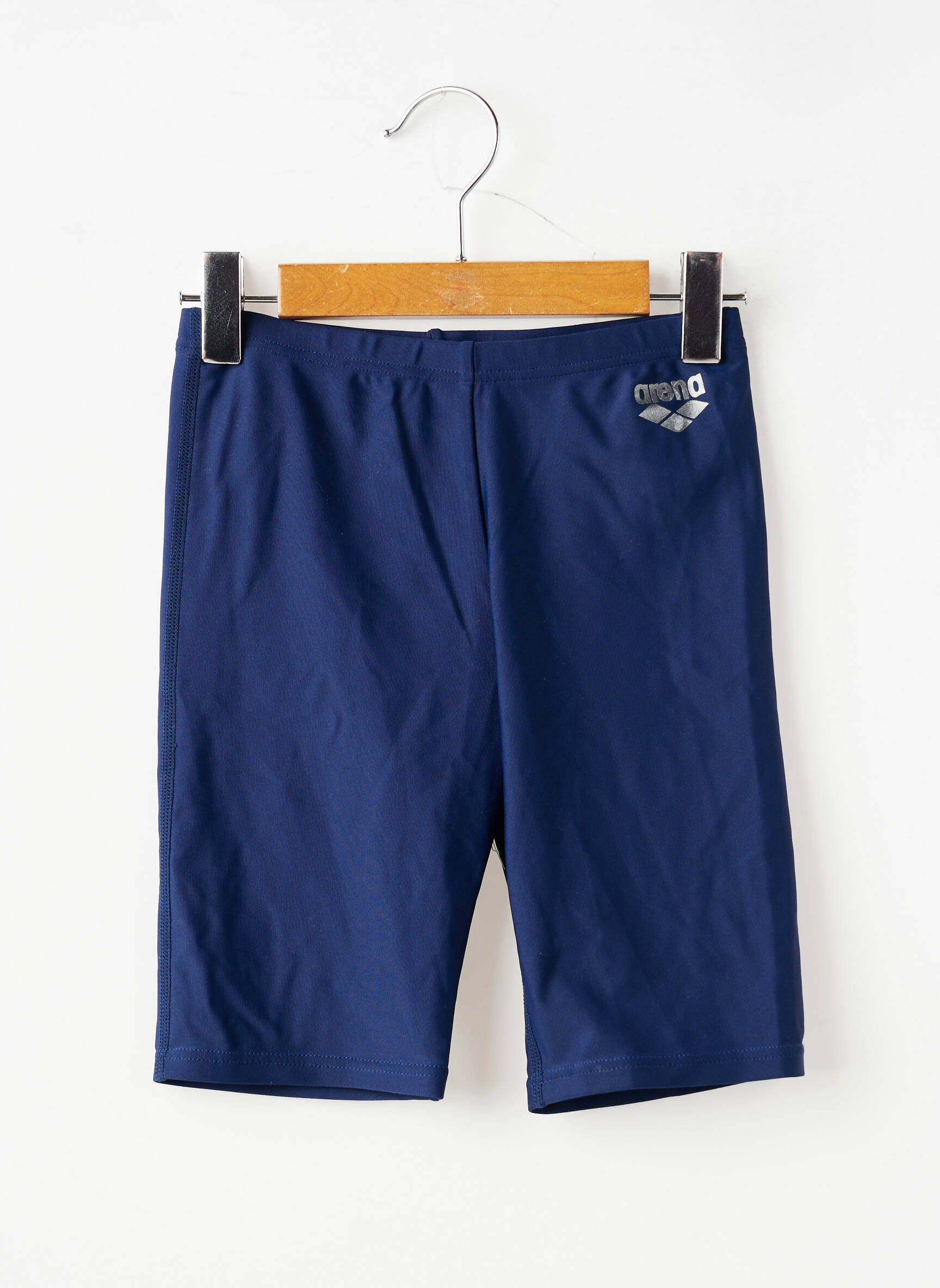 Short de bain effet matière satinée bleu ARENA garçon