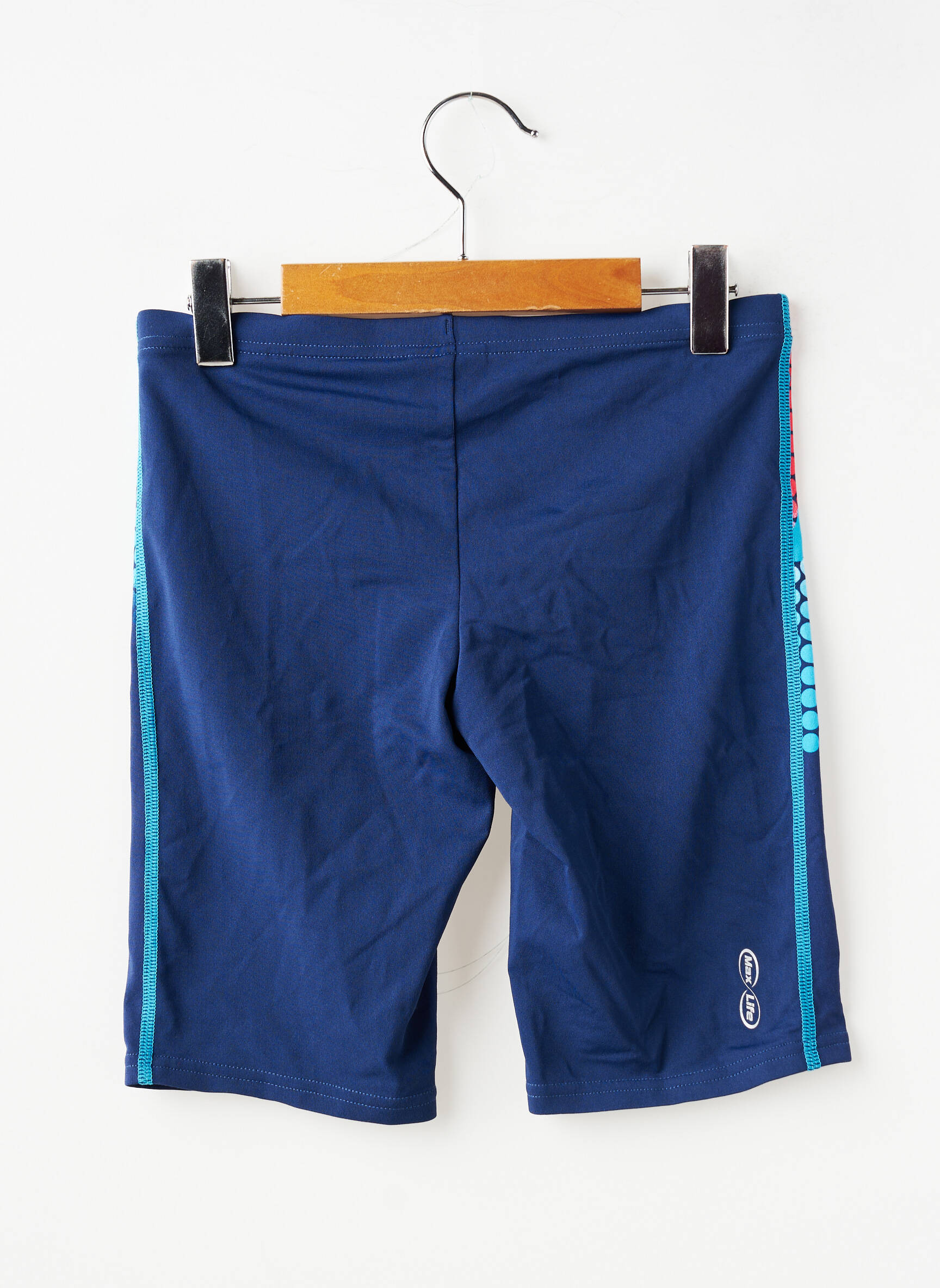 Short de bain effet matière satinée bleu ARENA garçon