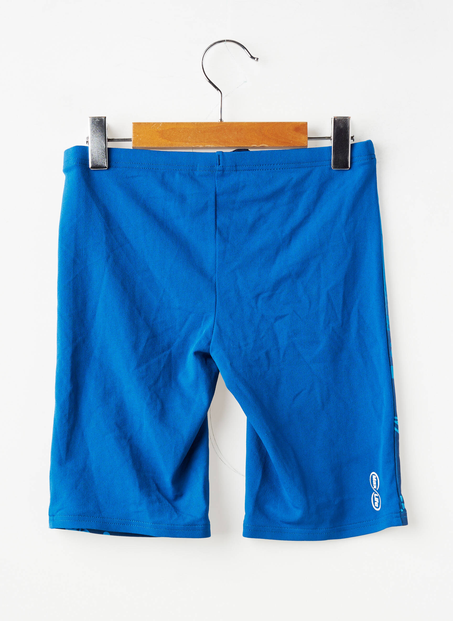 Short de bain effet matière satinée bleu ARENA garçon