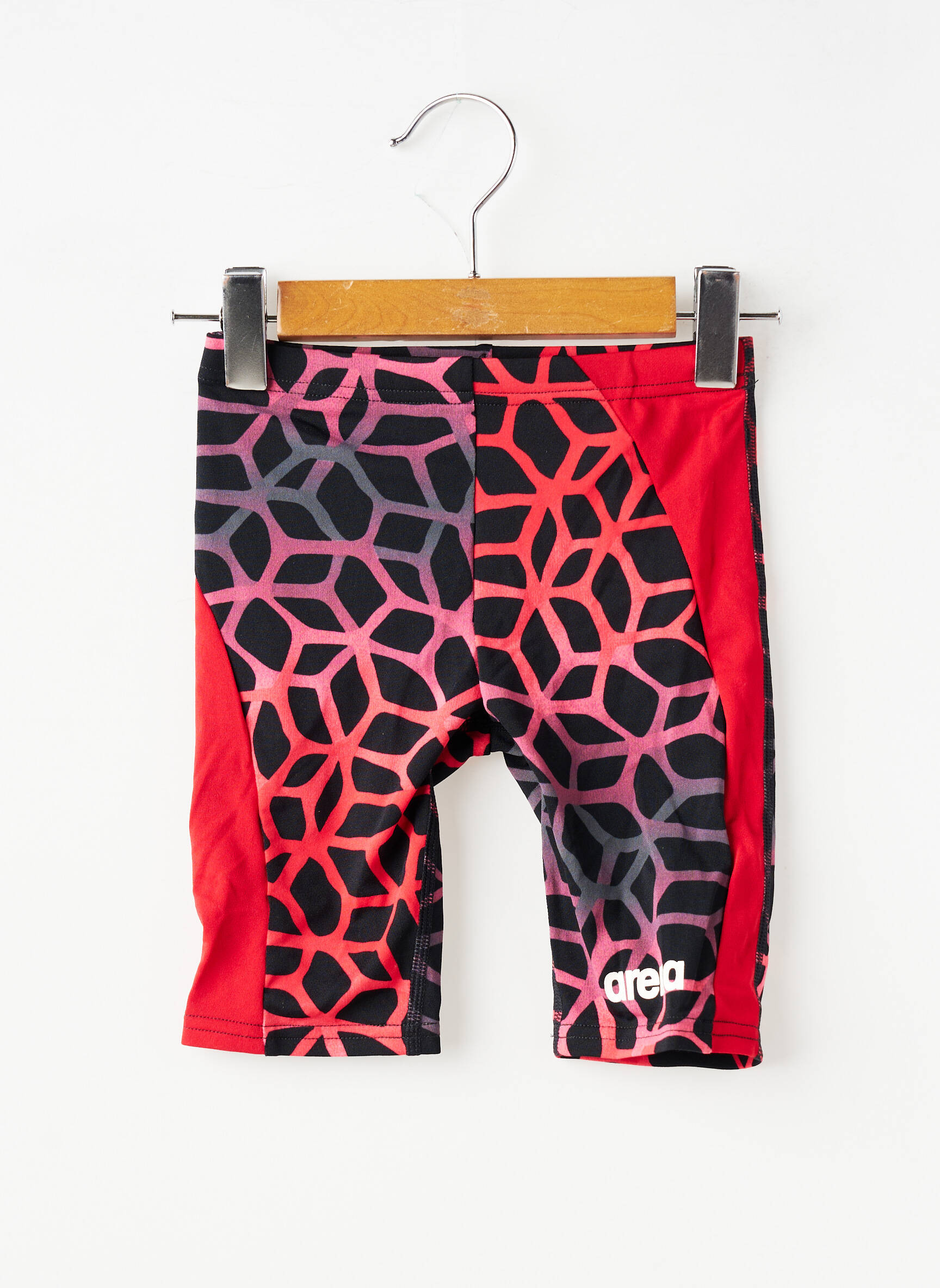 Short de bain imprimé fantaisie rouge ARENA garçon