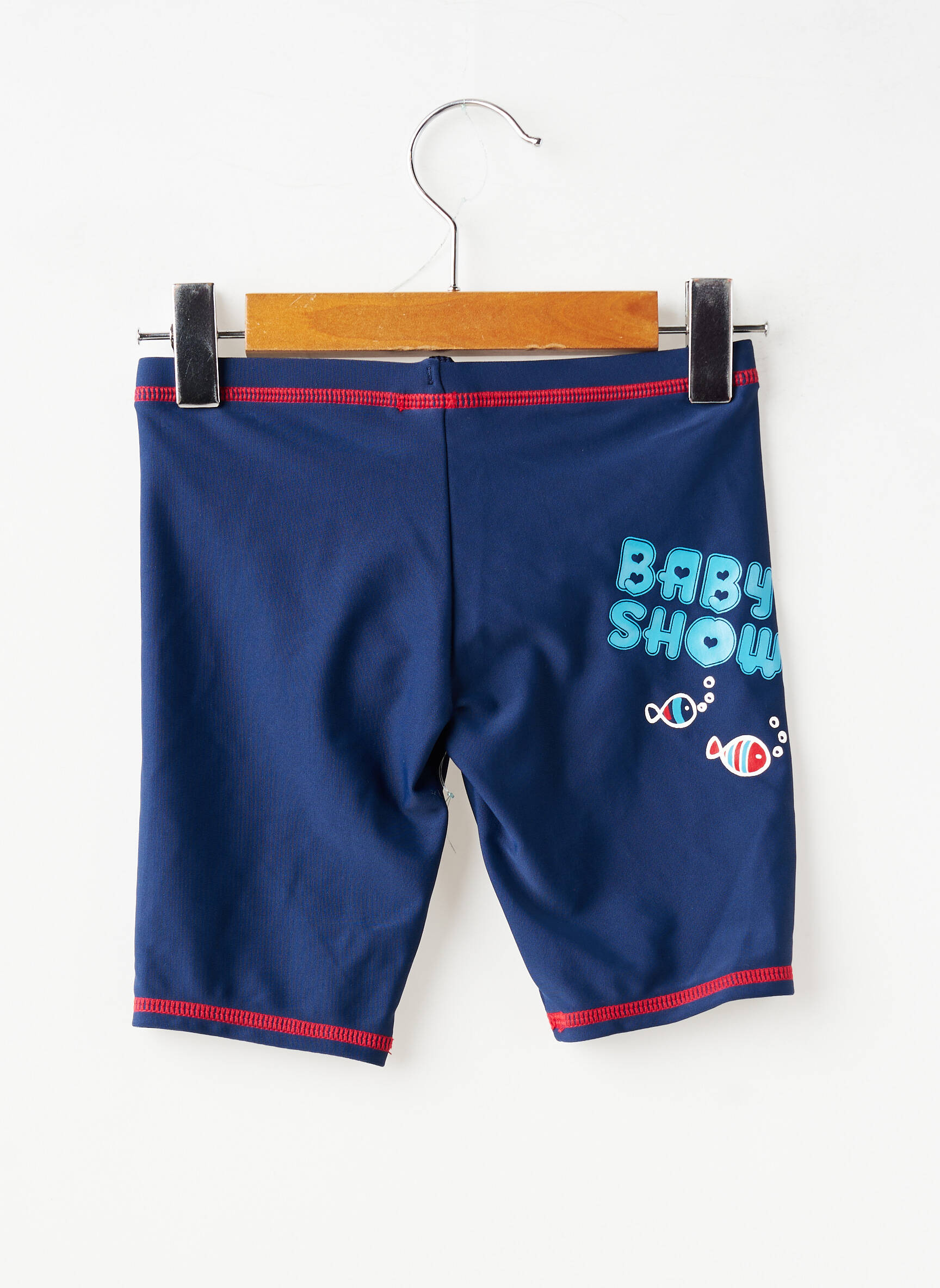 Short de bain effet matière satinée bleu ARENA garçon