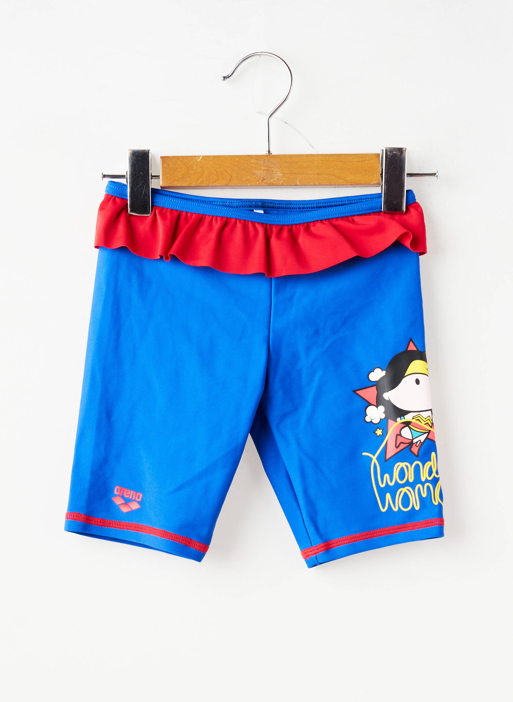 Bas de maillot de bain sérigraphie bleu ARENA fille