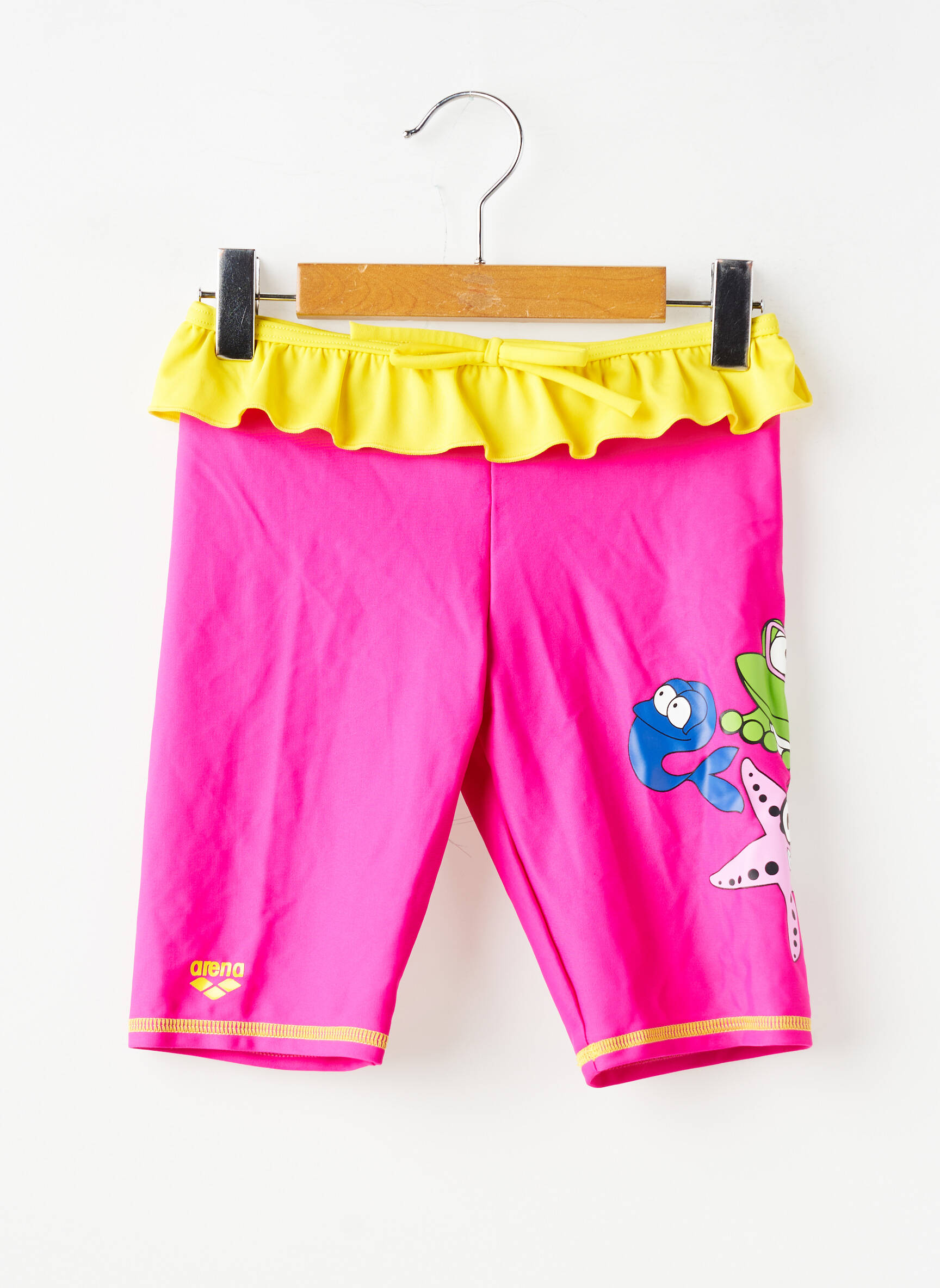 Bas de maillot de bain sérigraphie rose ARENA fille