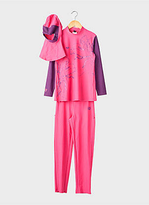 Ensemble pantalon manches longues rose ARENA fille