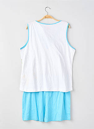Pyjama tissage jersey bleu FRANCOISE SAGET femme