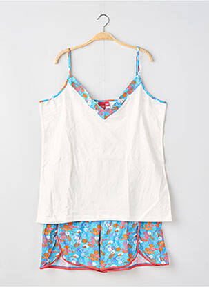 Pyjama tissage jersey bleu FRANCOISE SAGET femme