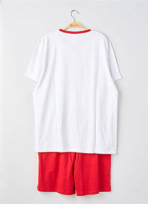 Pyjama sérigraphie rouge FRANCOISE SAGET homme