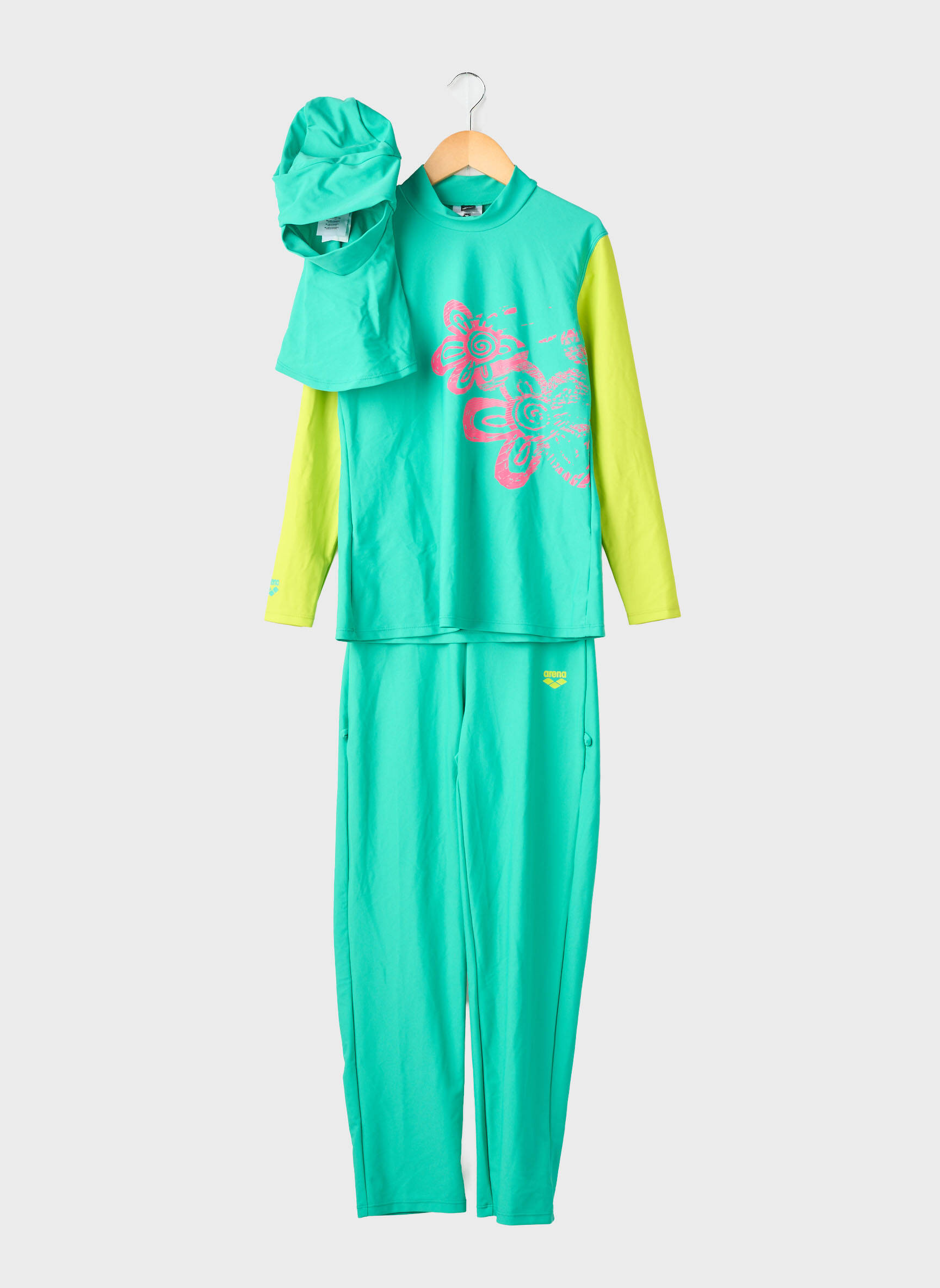 Ensemble pantalon manches longues vert ARENA fille