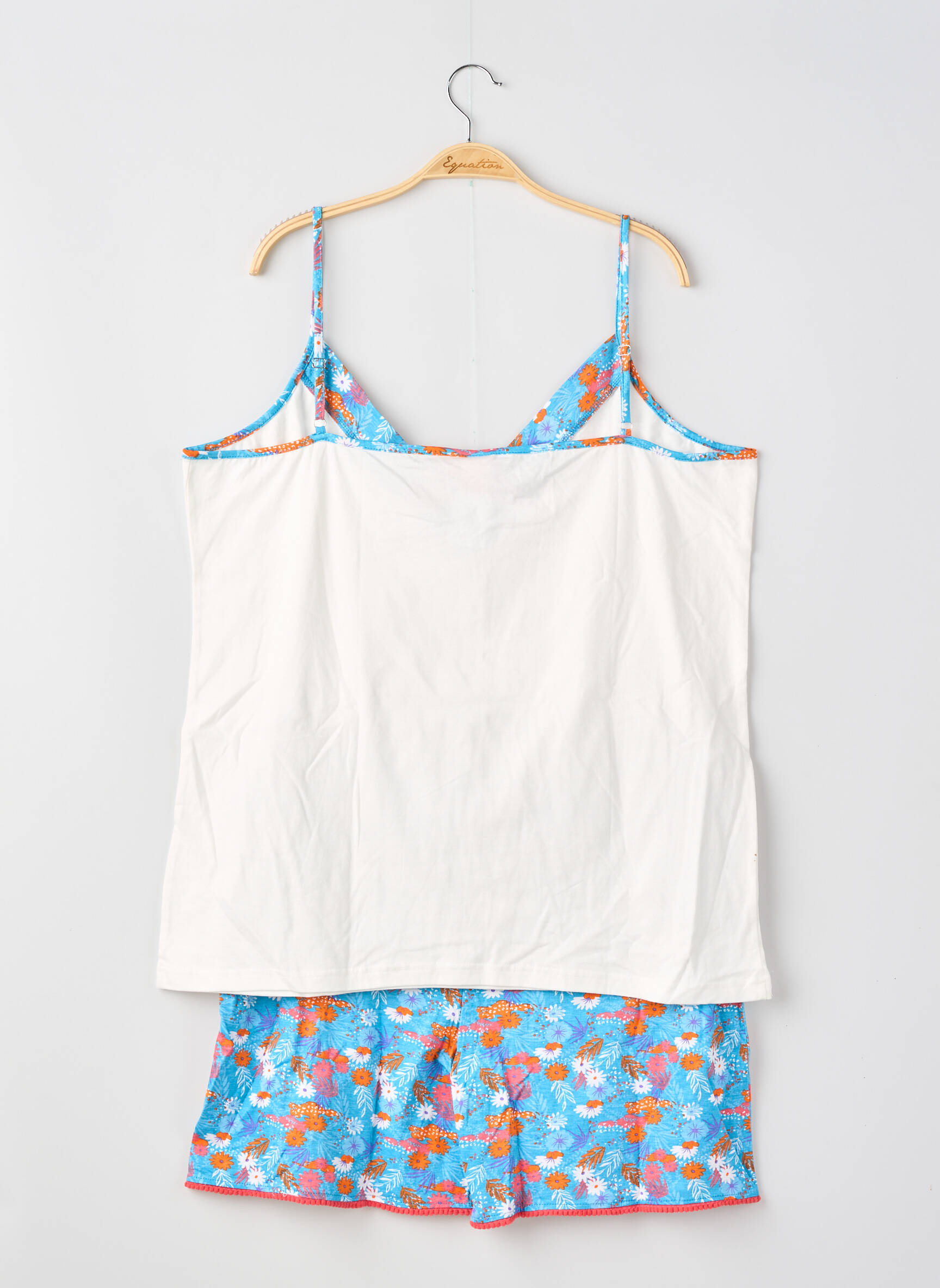 Pyjama tissage jersey bleu FRANCOISE SAGET femme