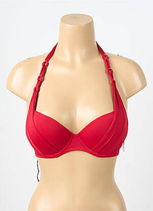 Haut de maillot de bain rouge AUBADE femme