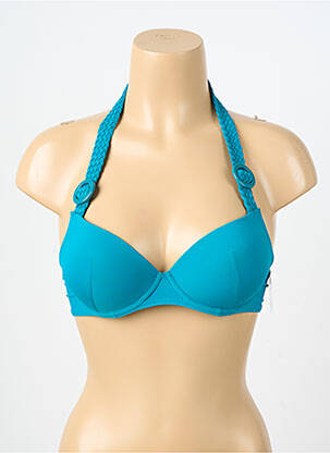 Haut de maillot de bain haut soutien-gorge moulé haut soutien-gorge moulé bleu AUBADE femme