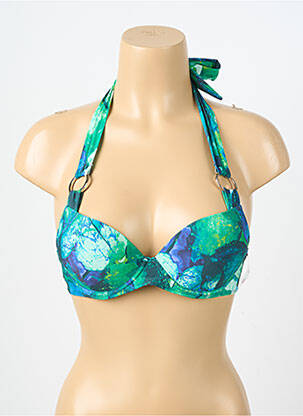 Haut de maillot de bain haut soutien-gorge moulé haut soutien-gorge moulé bleu AUBADE femme