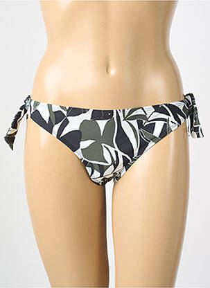 Bas de maillot de bain imprimé fantaisie culotte vert AUBADE femme